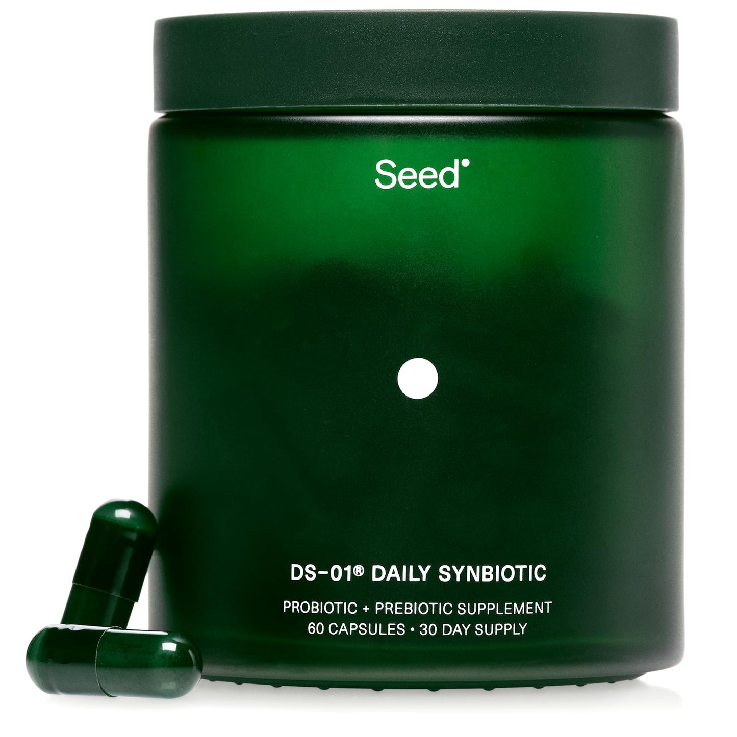 DS-01® Daily Synbiotic-- Prebiotic and Probiotic for Women & Men - Digestive Health, Gut Health, Immune Support, Bloating & Constipation Relief - Vegan & Shelf-Stable - 60 Capsules (30-Day Supply)